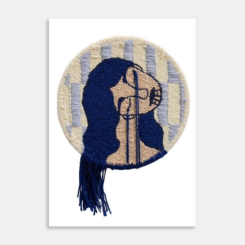 Wahine Wha Art Print By Francoise Danoy
