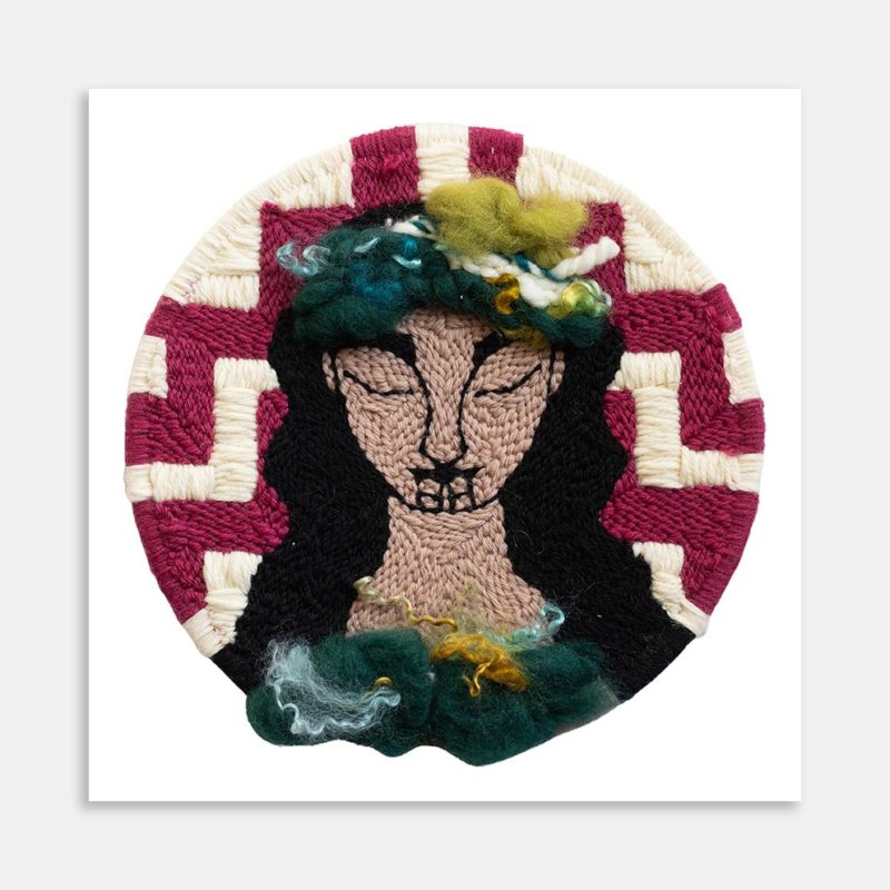 Wahine Rima Art Print By Francoise Danoy