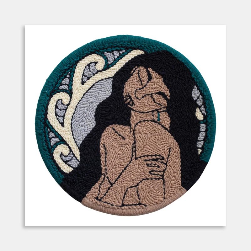 Wahine Waru Art Print By Francoise Danoy
