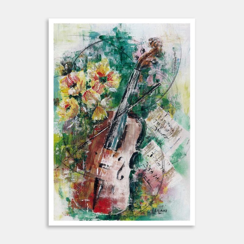 Summer Strings Art Print By Leilani Robinson