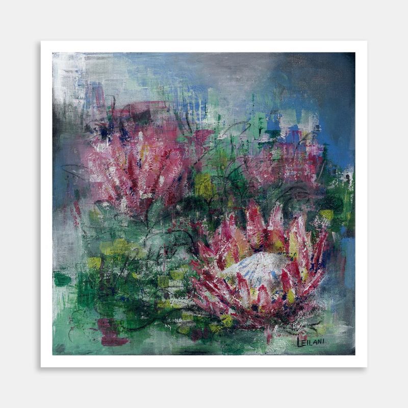 King Protea Art Print By Leilani Robinson