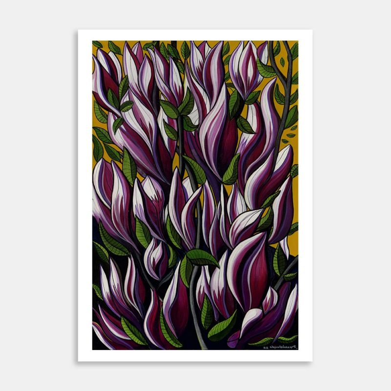 Magnolias Art Print By Wayne Holmes