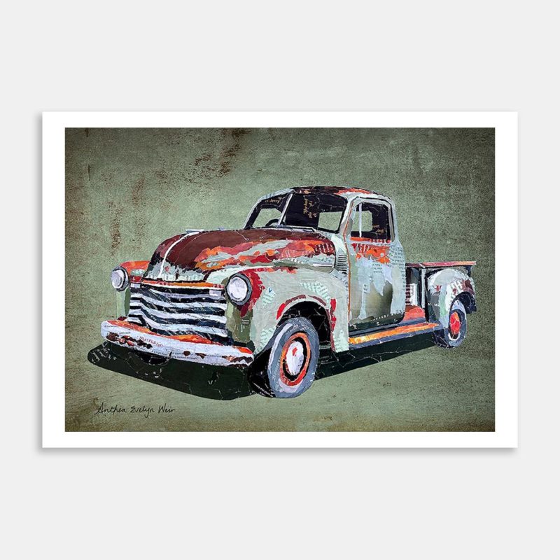 Chev Truck 2.1 Art Print by Anthea Weir
