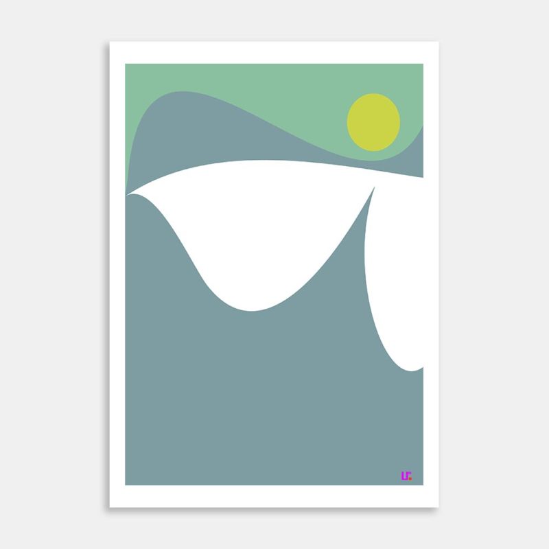 Beach Side Art Print By Elizabeth Fisher