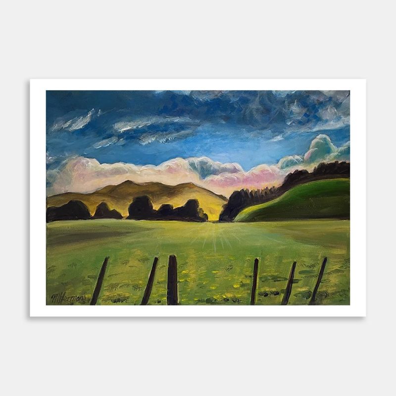 Urenui Taranaki Art Print By Martin Hermans