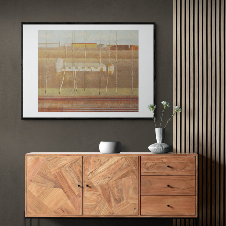 Railway Farm Limited Edition Art Print By Angus Collis - Art Collective