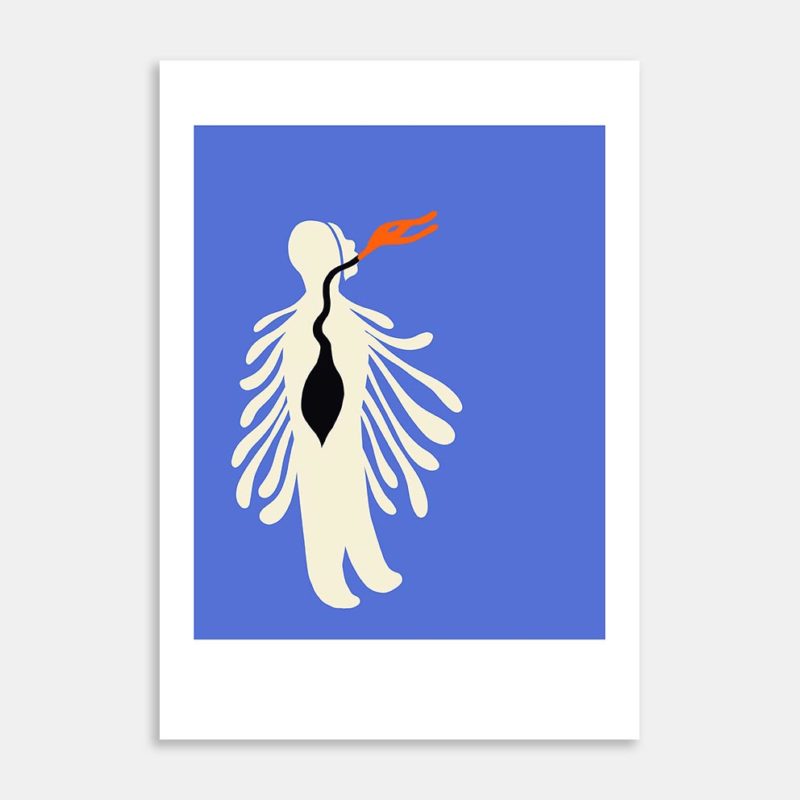 I Drank From The Lake And Swallowed A Loon Art Print By Jazz Danis