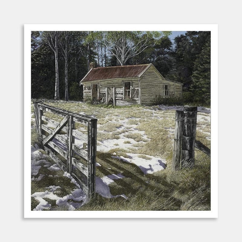 Old Cottage No.1 Art Print By Cathy Radford