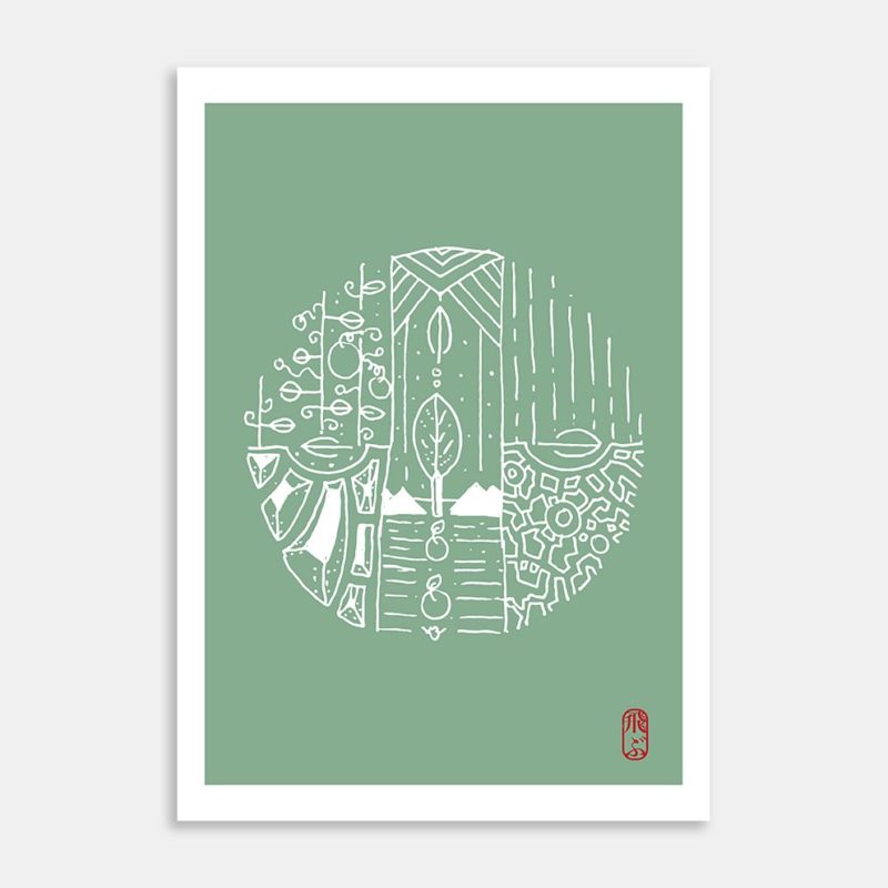 Earth Maru Art Print By David Bayer