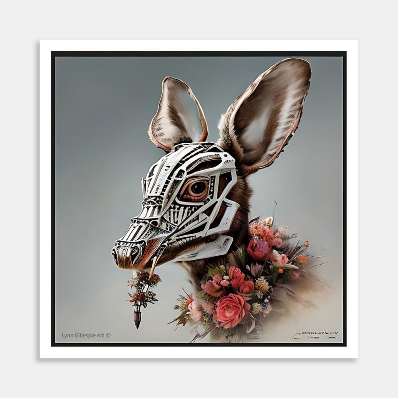 Deer 1 Art Print By Lynn Fuller