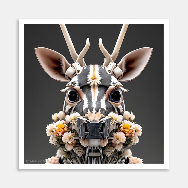 Zebra 2 Art Print By Lynn Fuller