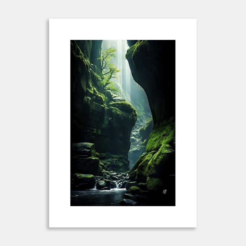 Hidden Wall Art Print by Hiriwā Digital Art