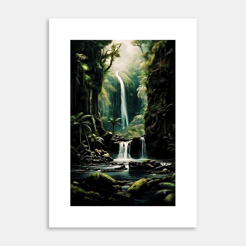 Veiled Embrace Art Print by Hiriwā Digital Art