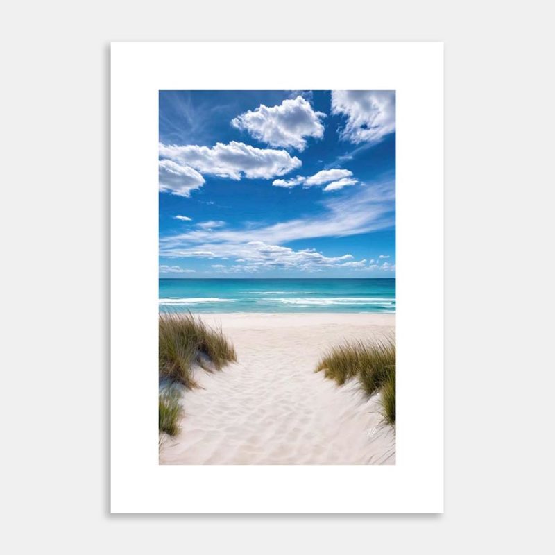 White Sands Art Print by Hiriwā Digital Art
