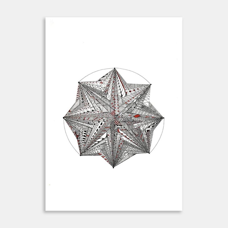 Star Art Print By Marlene Shores
