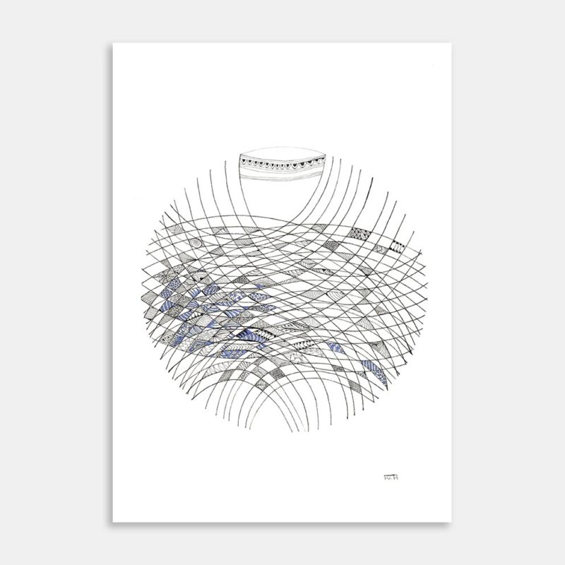 Yarn Art Print By Marlene Shores