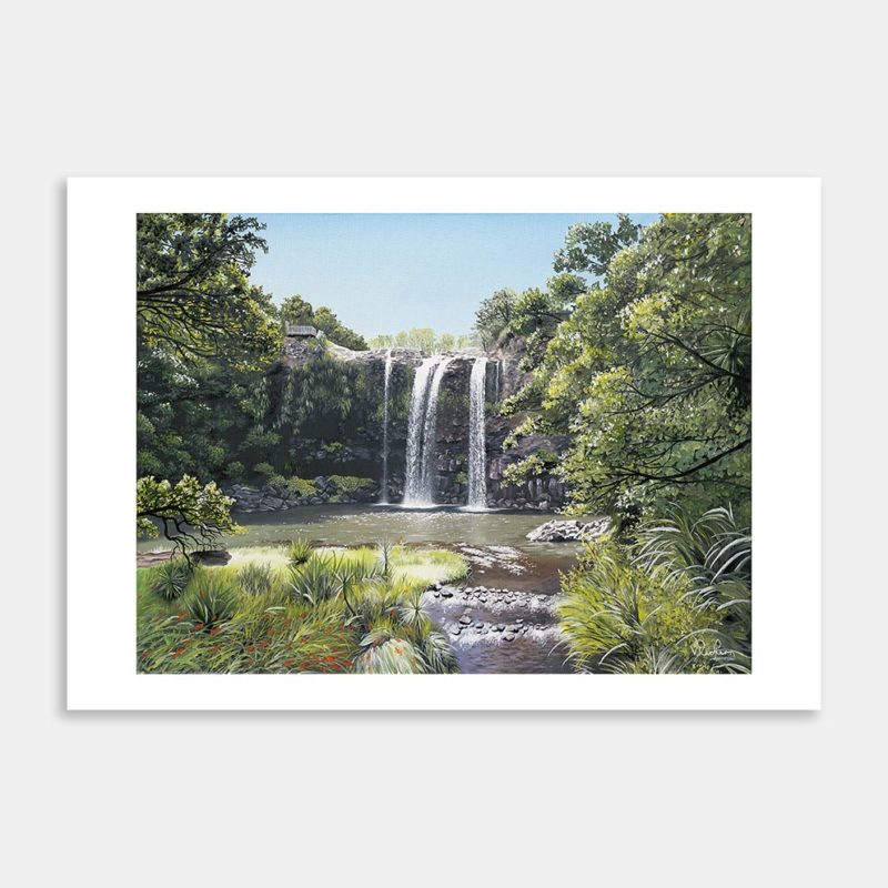 Whangārei Falls Art Print By Vanessa Redfern