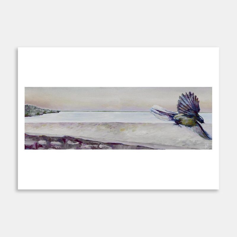 Piwakawaka Art Print By Bree Fraser