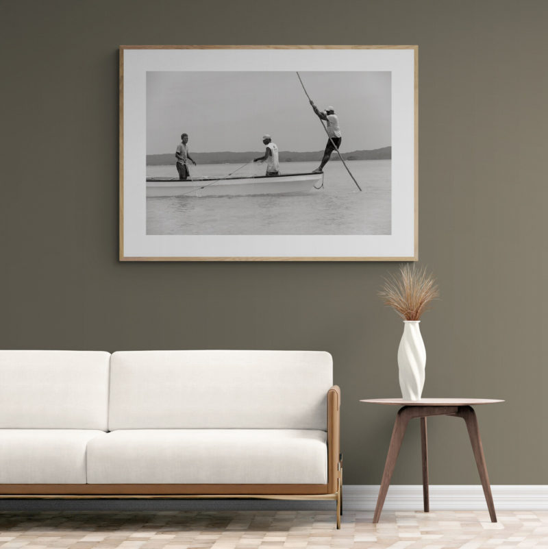 Boys Fishing Limited Edition Art Print By David Hartman - Image 3