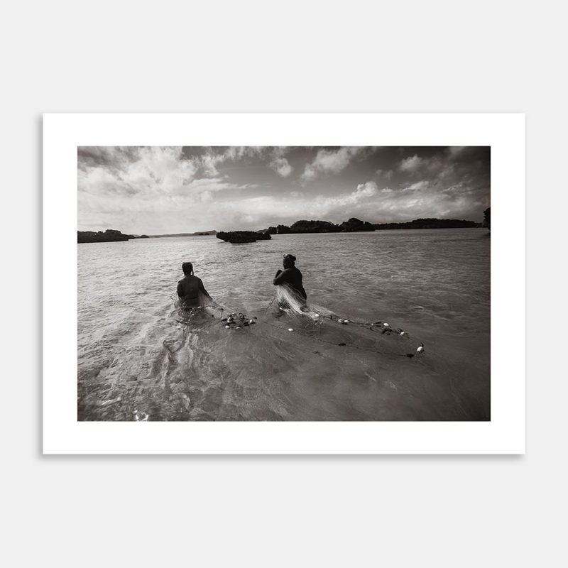 Ma Qele Fishing 2 Limited Edition Art Print By David Hartman