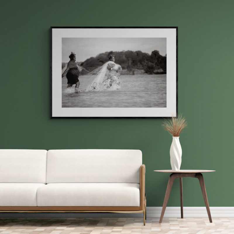 Ma Qele Fishing 1 Limited Edition Art Print By David Hartman - Image 2