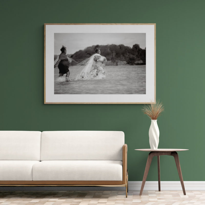 Ma Qele Fishing 1 Limited Edition Art Print By David Hartman - Image 3