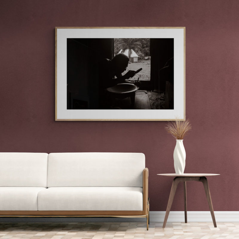 Tui Carving Limited Edition Art Print By David Hartman - Image 3