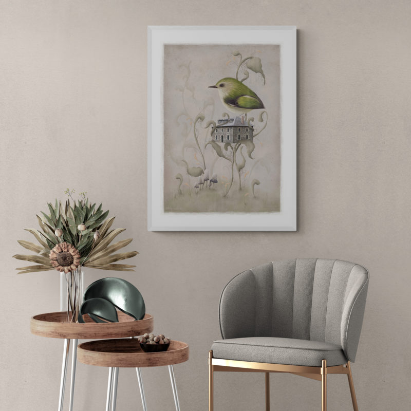 Rifleman Tititipounamu Limited Edition Art Print By Emily Walker - Image 4