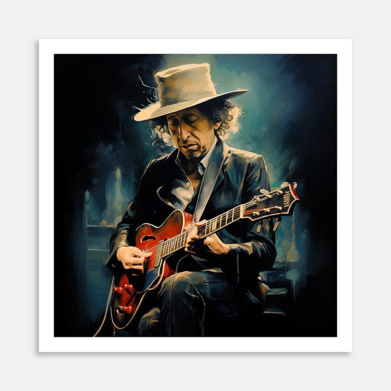 Bob Dylan Art Print By Candace Pettus
