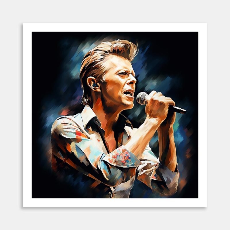David Bowie Art Print By Candace Pettus