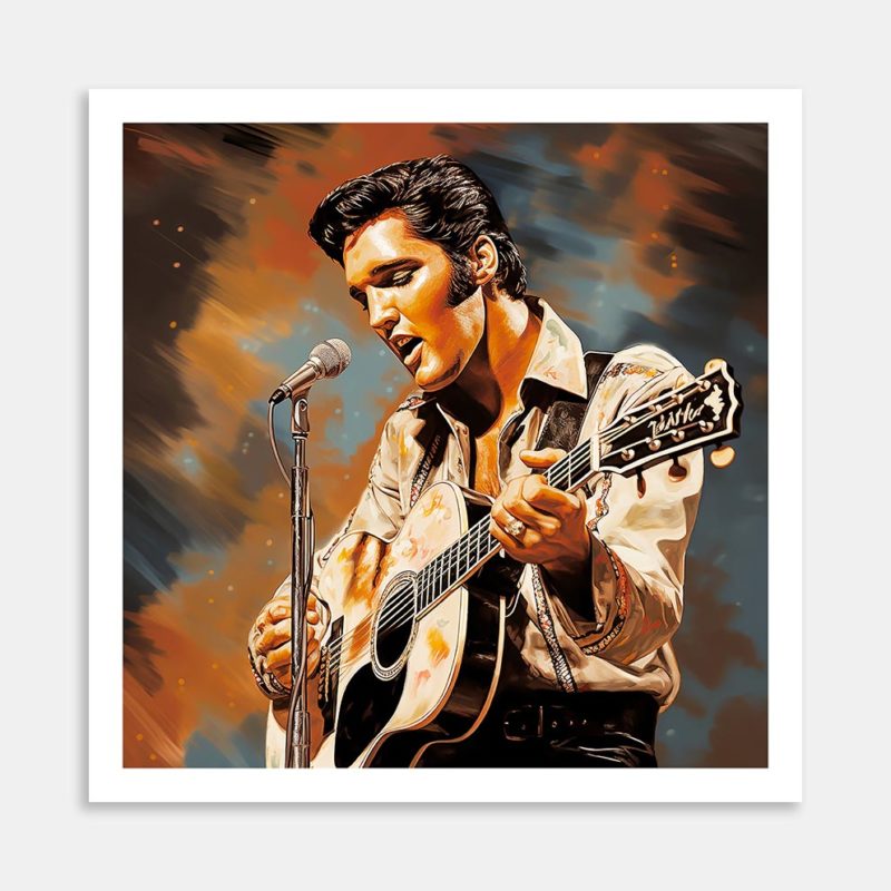 Elvis Presley Art Print By Candace Pettus