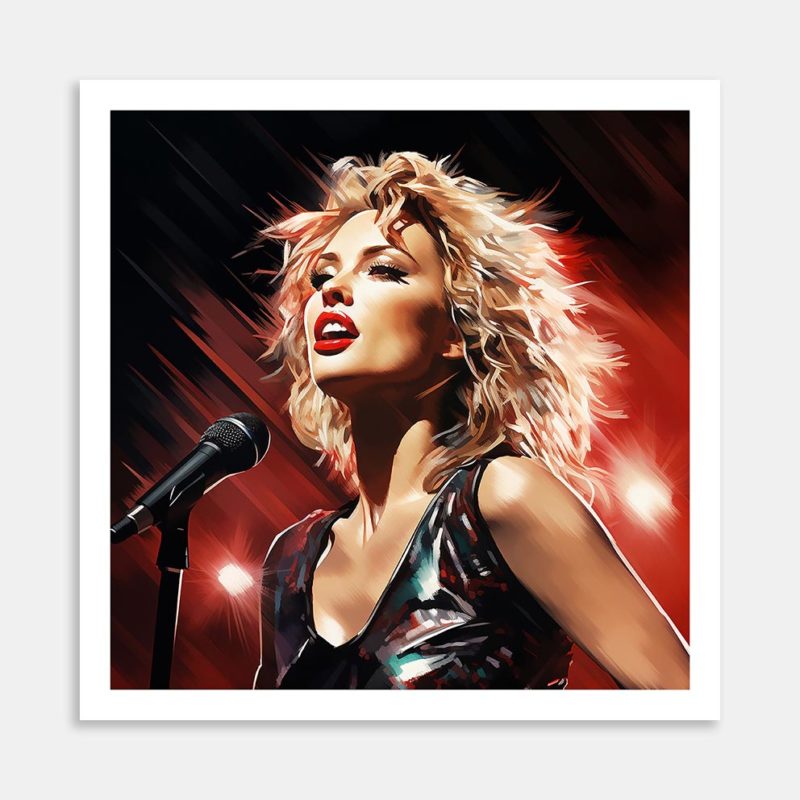 Kylie Minogue Art Print By Candace Pettus