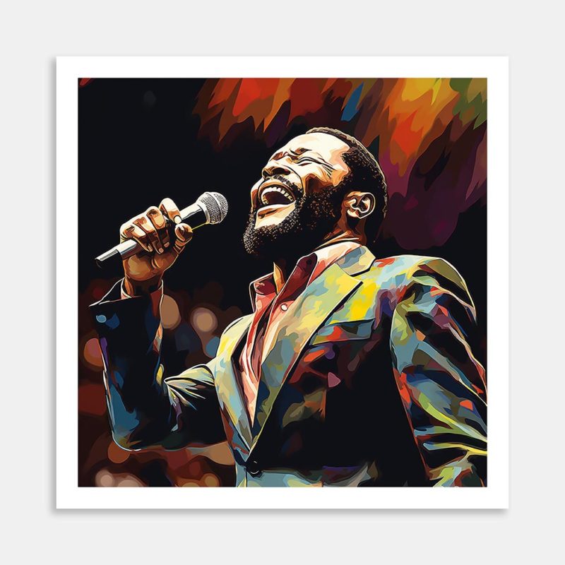 Marvin Gaye Art Print By Candace Pettus
