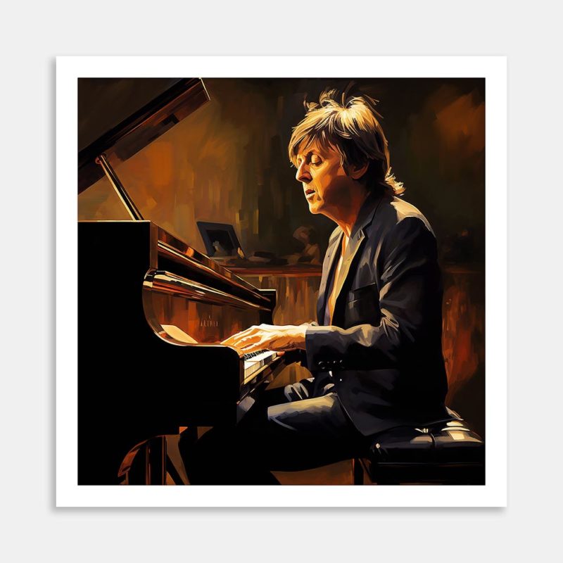 Paul McCartney Art Print By Candace Pettus