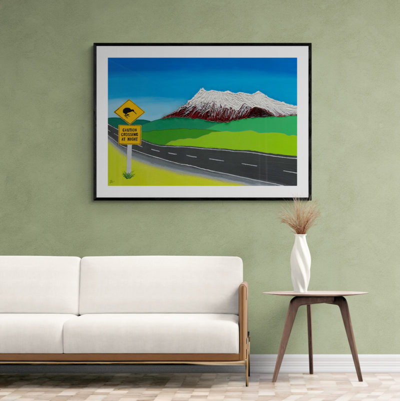 The Road to Mt Ruapehu Art Print By Madi Mackay - Image 2