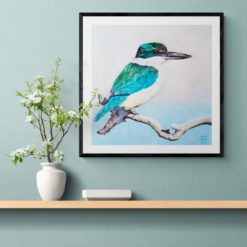 Kotare Art Print By Bree Fraser - Image 2