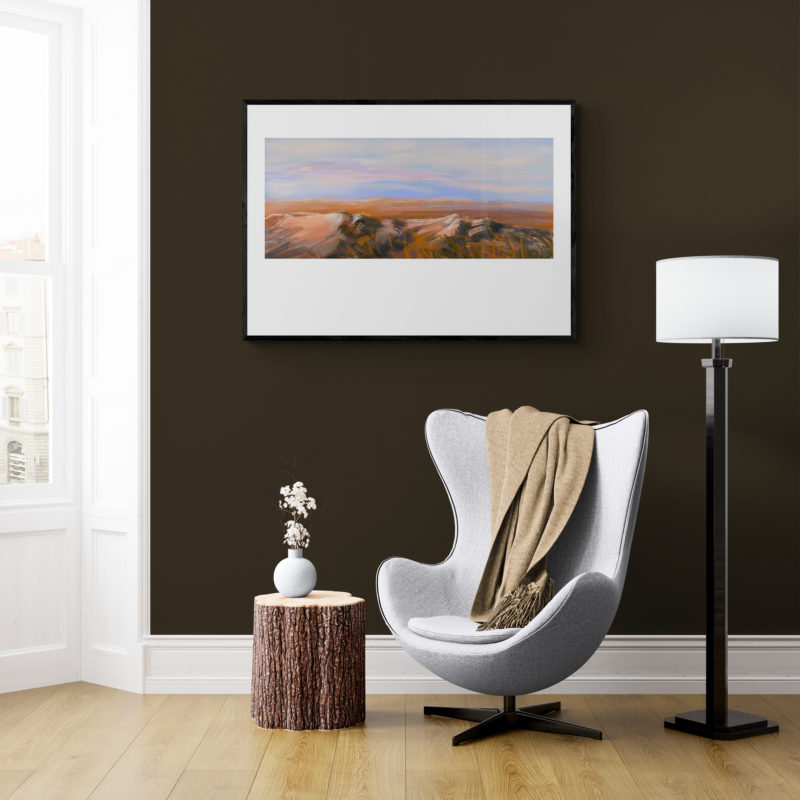 Desert Landscape Art Print By Dee Warring - Image 2
