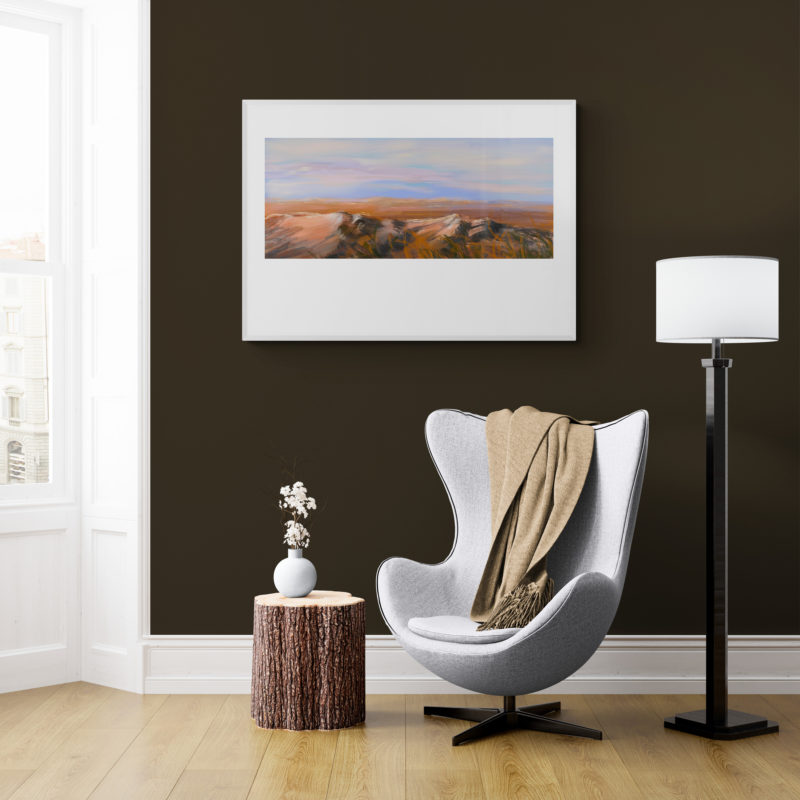 Desert Landscape Art Print By Dee Warring - Image 4