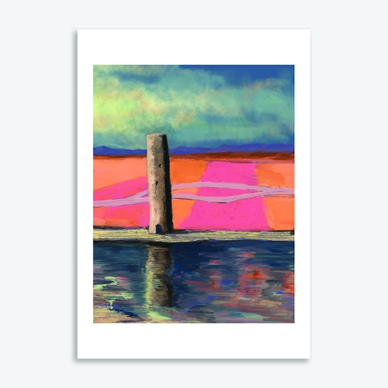 The Leaning Tower Art Print By Dee Warring