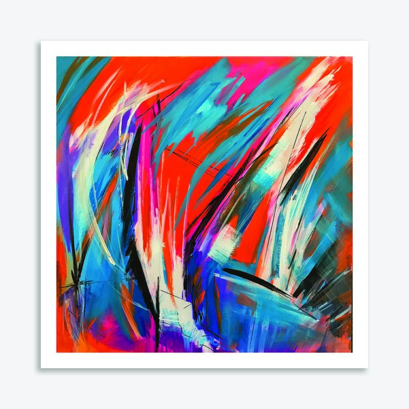 Ablaze Art Print By Dee Warring