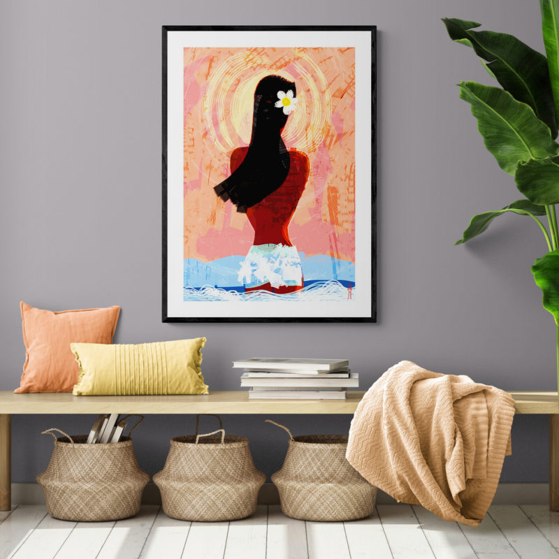 Island Swirl Art Print By Michael Rollo Mirfin - Image 2
