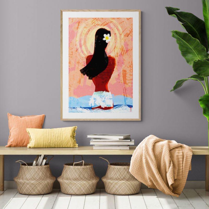Island Swirl Art Print By Michael Rollo Mirfin - Image 3