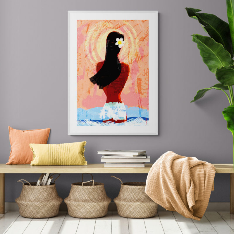 Island Swirl Art Print By Michael Rollo Mirfin - Image 4