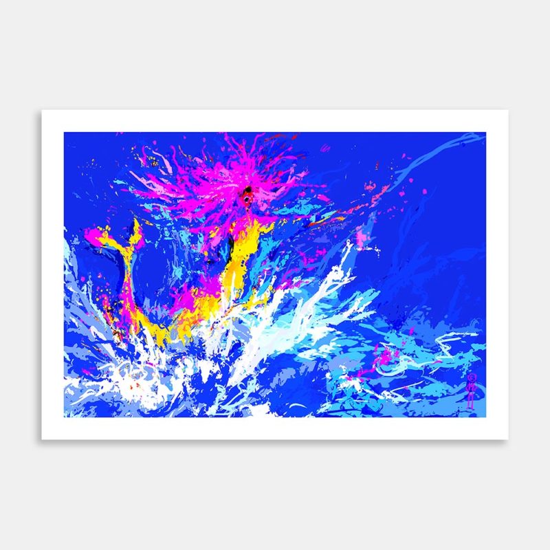 The Big Splash Art Print By Michael Rollo Mirfin