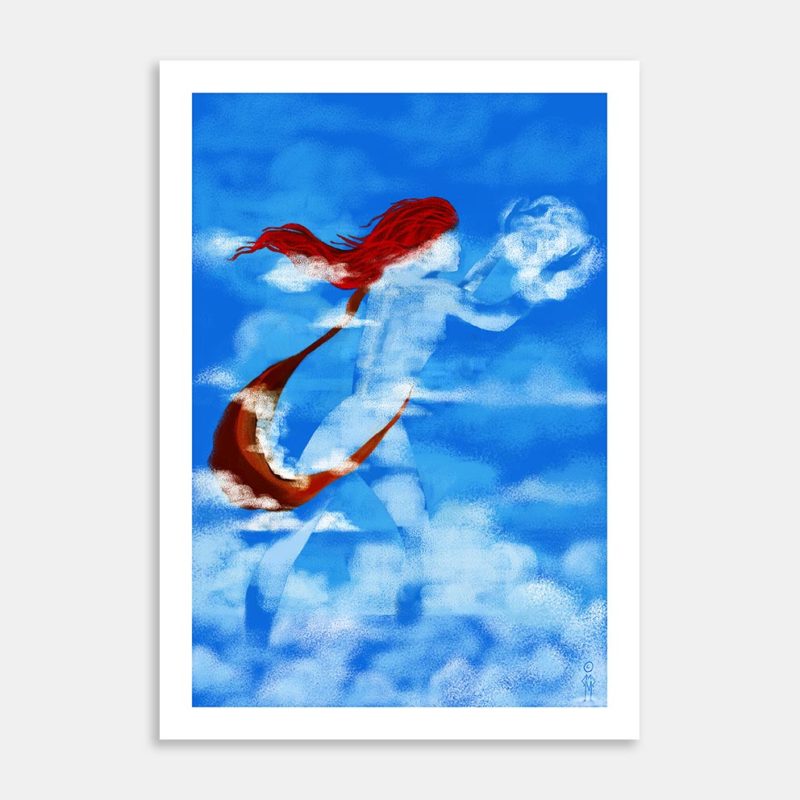 Cloud Catcher Art Print By Michael Rollo Mirfin