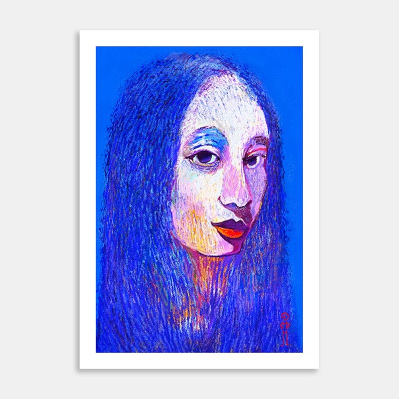 Melanie Art Print By Michael Rollo Mirfin