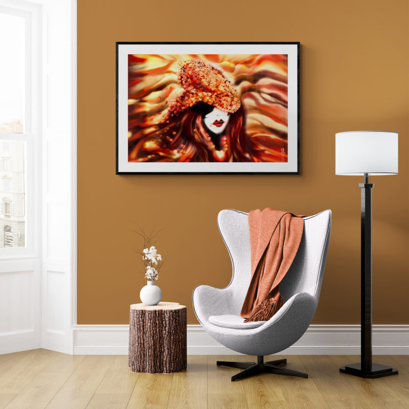 Fash Hat Art Print By Michael Rollo Mirfin - Image 2