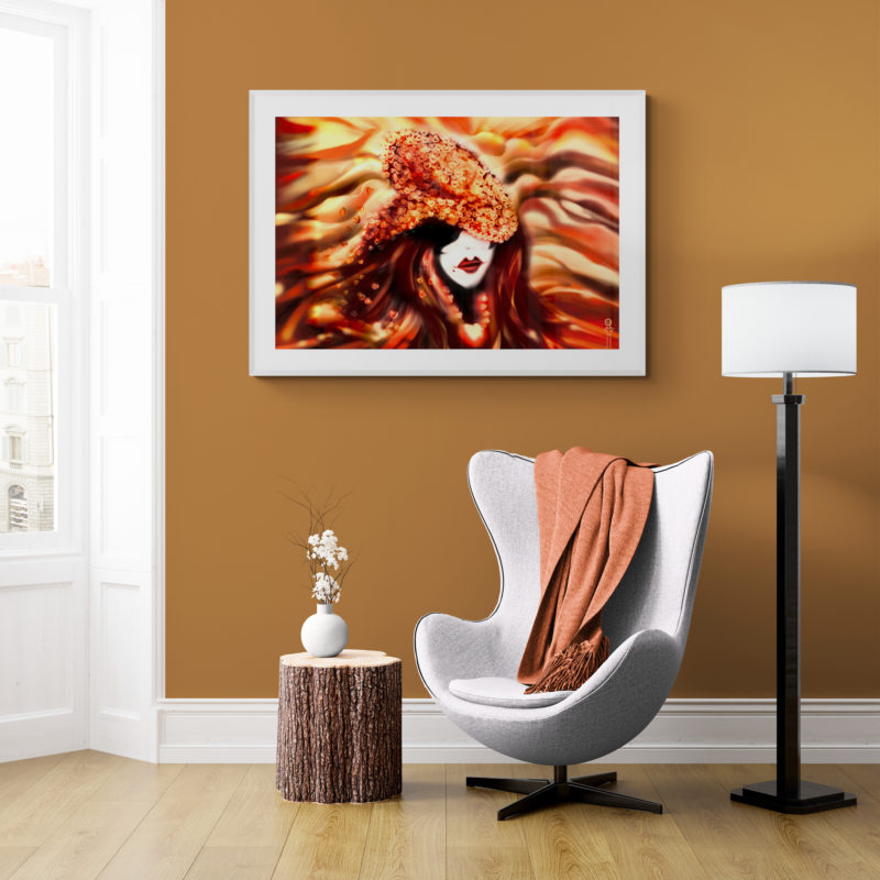 Fash Hat Art Print By Michael Rollo Mirfin - Image 4