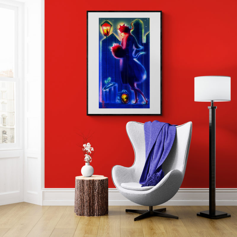 Alley Kat 2 Art Print By Michael Rollo Mirfin - Image 2