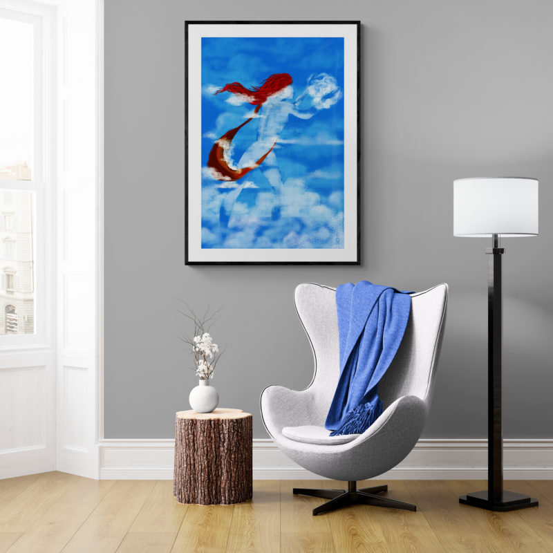 Cloud Catcher Art Print By Michael Rollo Mirfin - Image 2